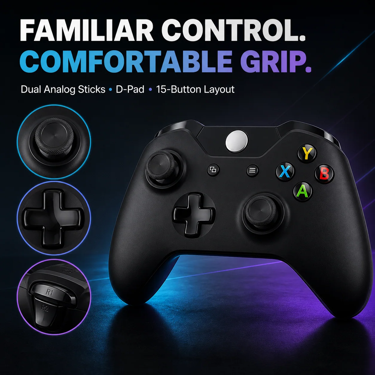 CHASDI Gaming Controller — Compatible with Series X|S, X1, PC & Mobile — image 2